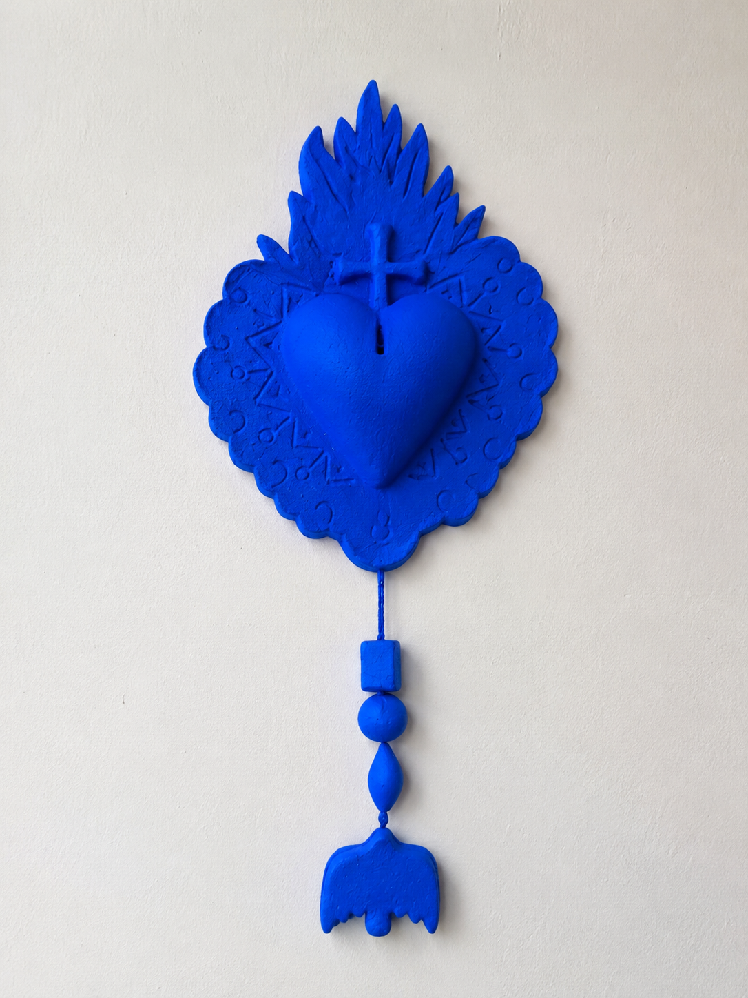 Décoration murale bleu klein